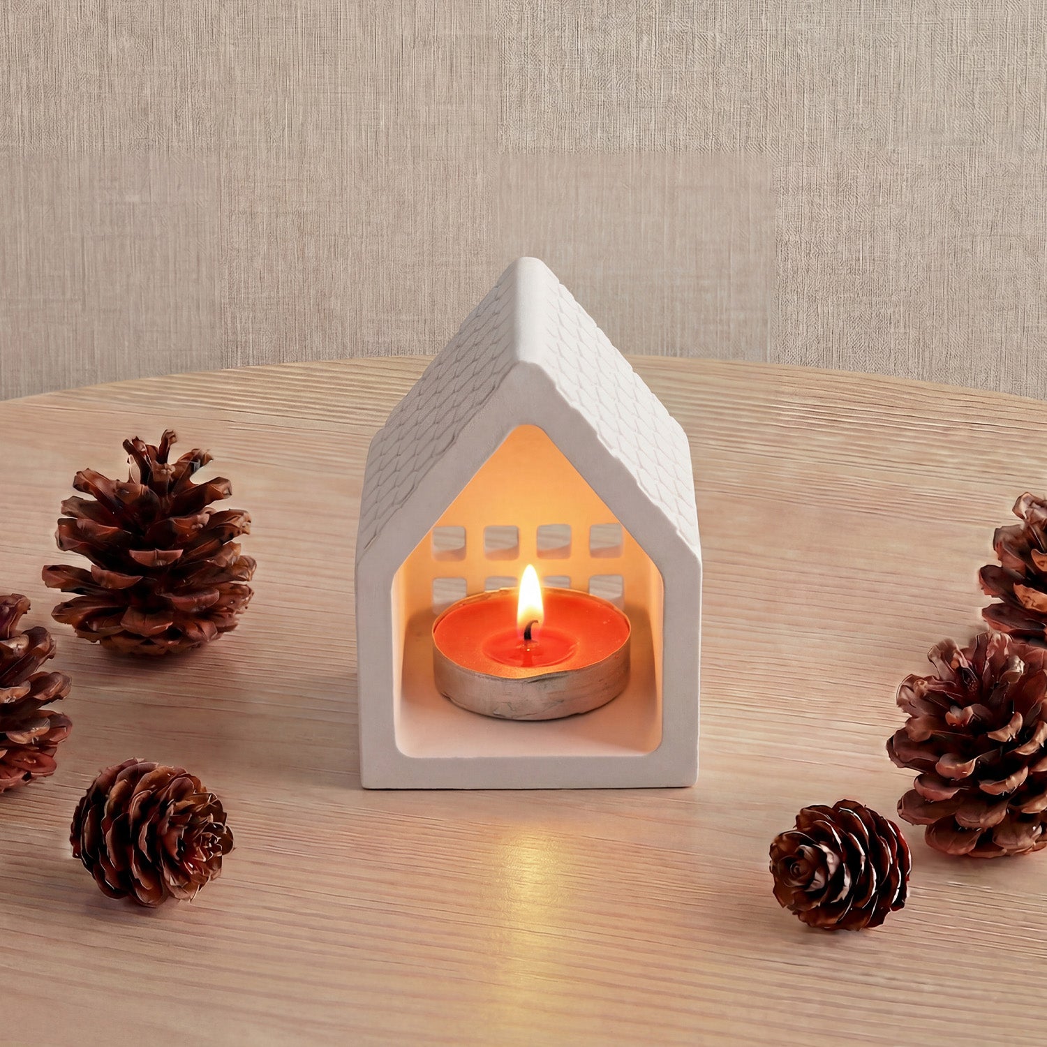 Silikonform Lichthäuschen mit Durchbruch-Design (Mode:XW01)