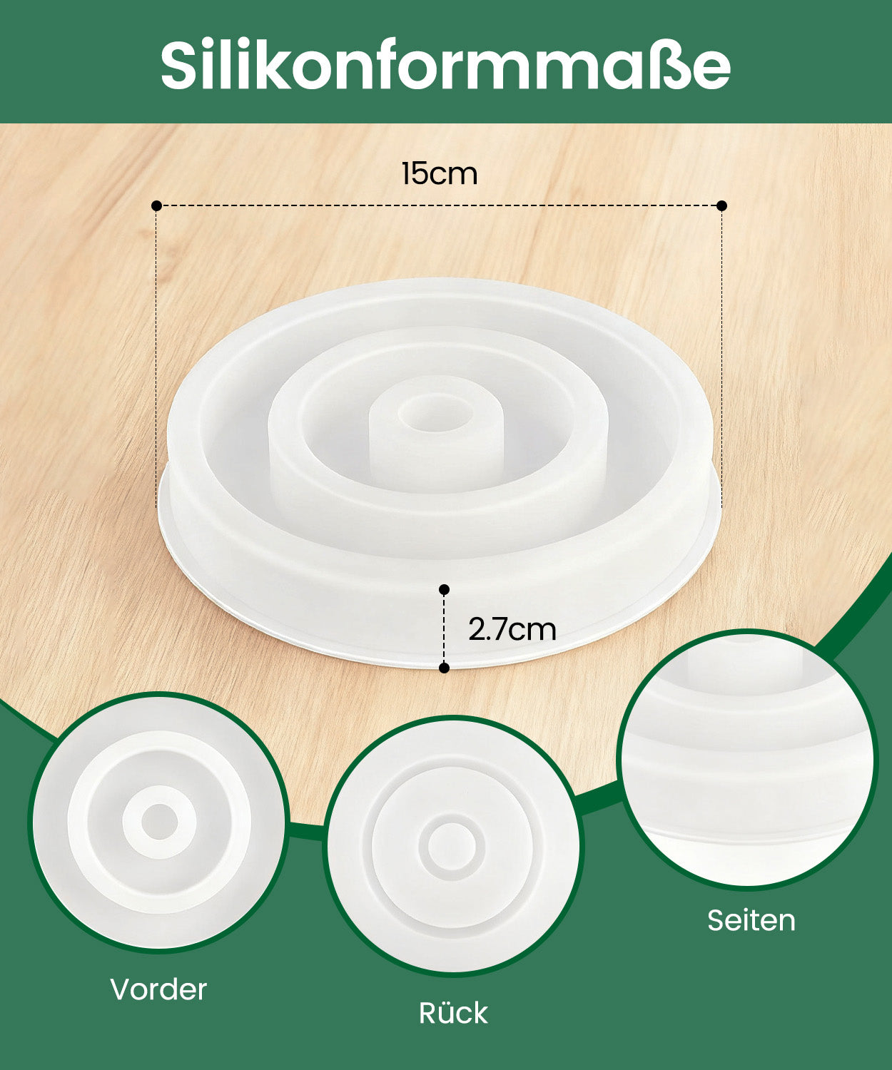 Silikonform Haus Set