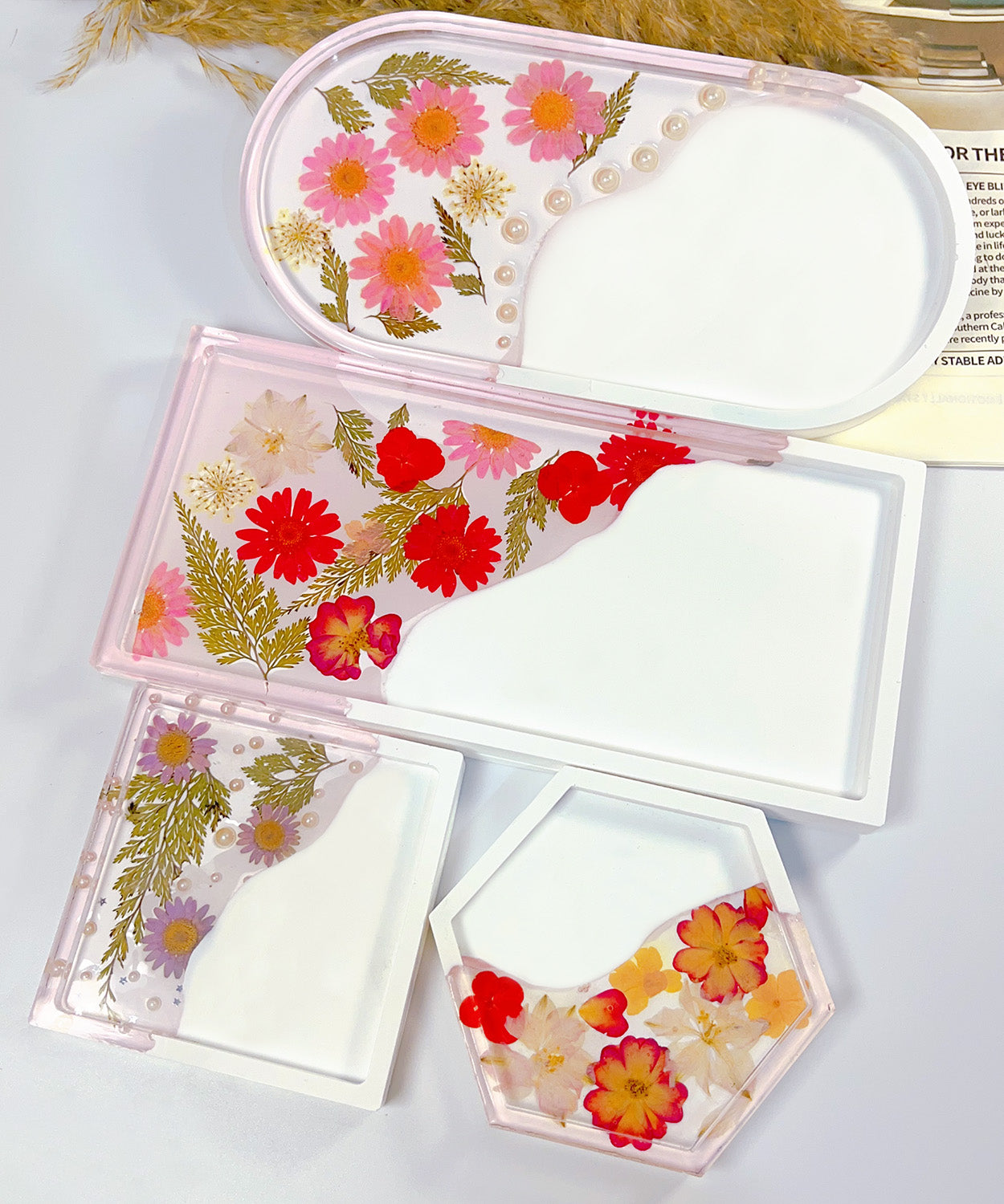 Silikonform-Set Tablett