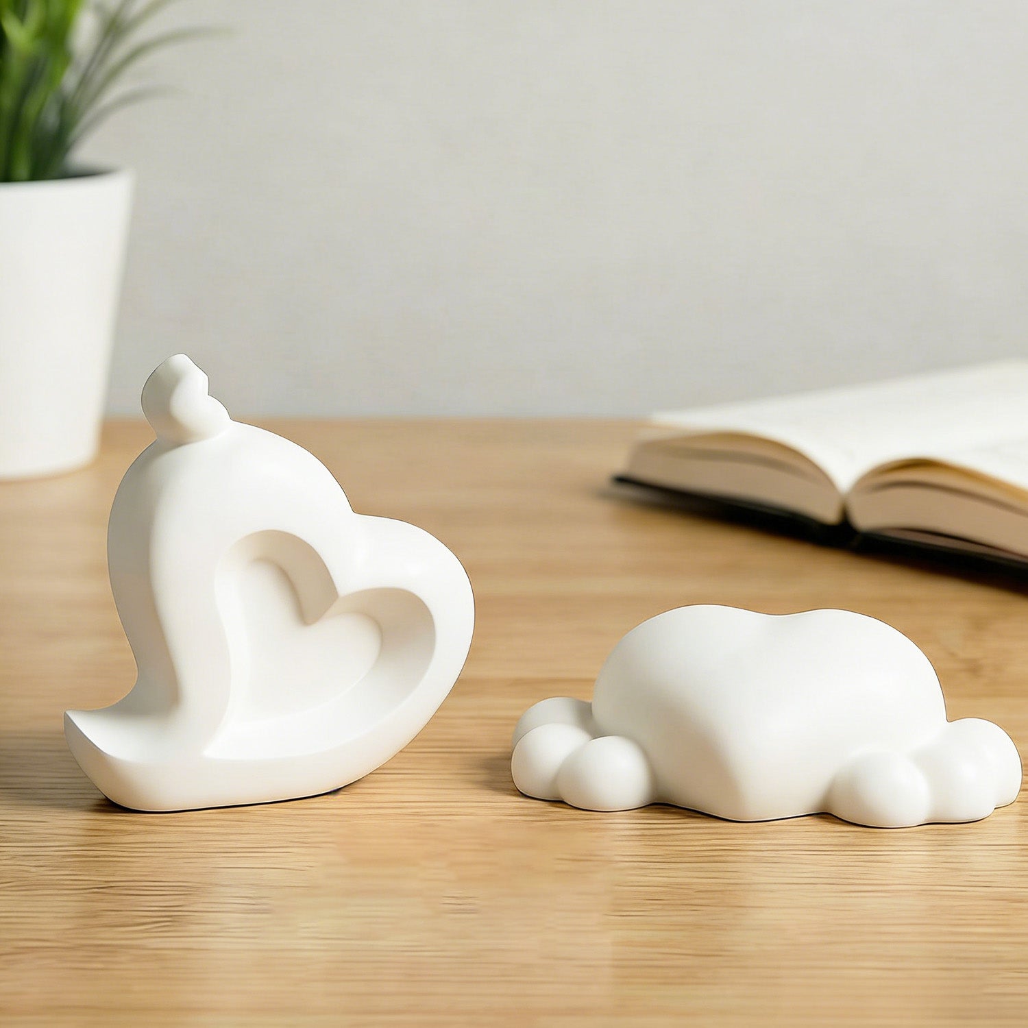 Silikonform-Set Herz & Amor (Mode:QR03)