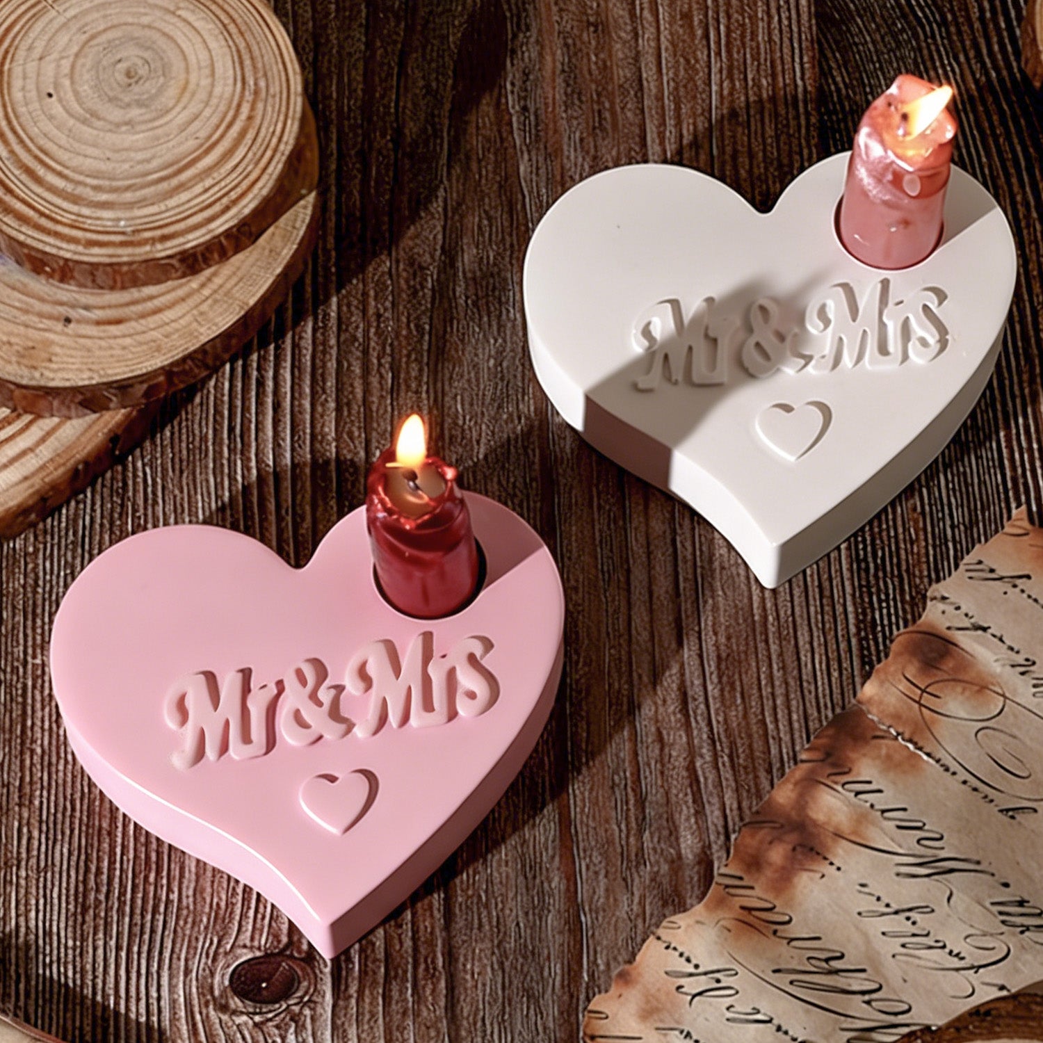 Silikonform-Set Herz & Liebe (Mode:QR02）