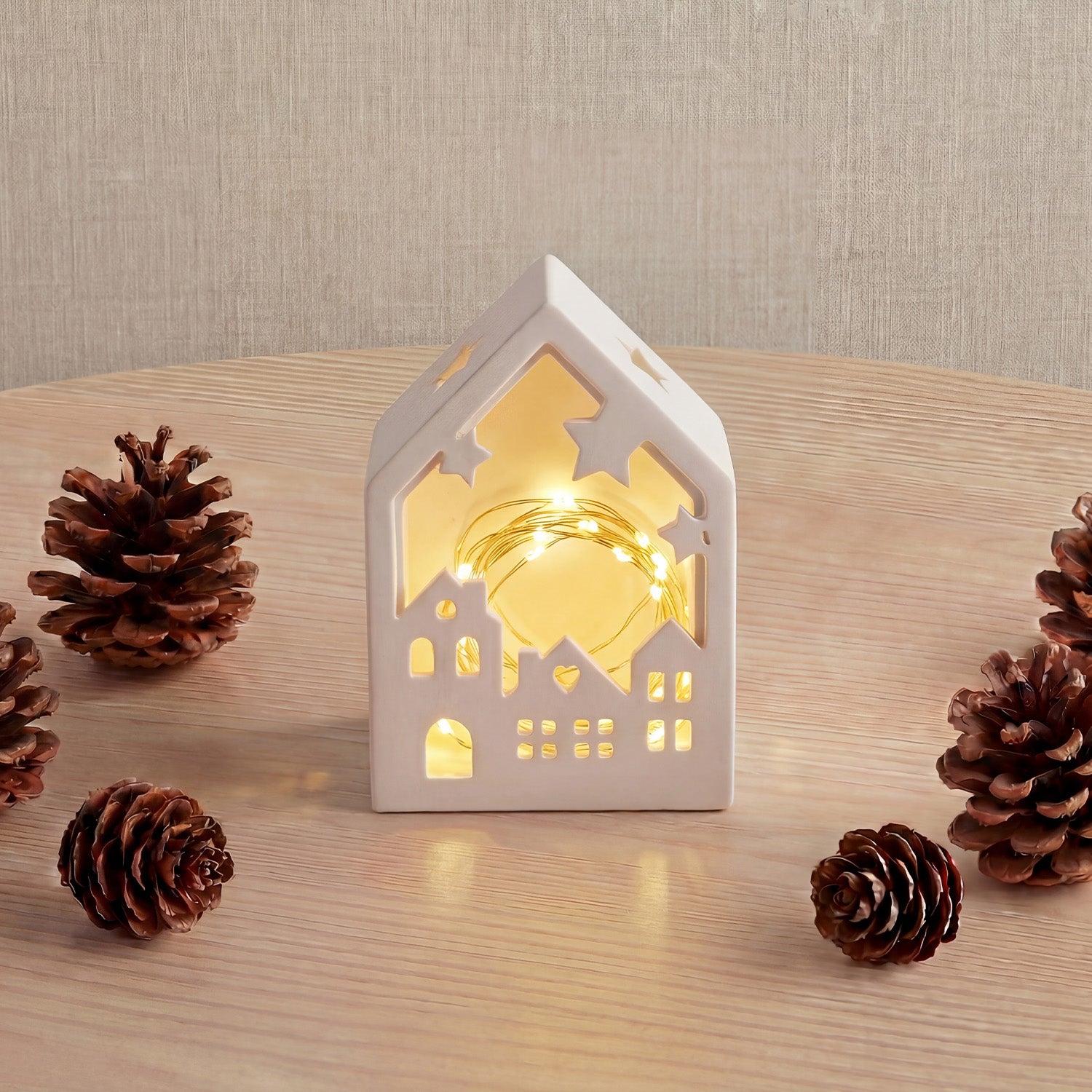 Silikonform Lichthäuschen mit Durchbruch-Design (Mode:XW01)