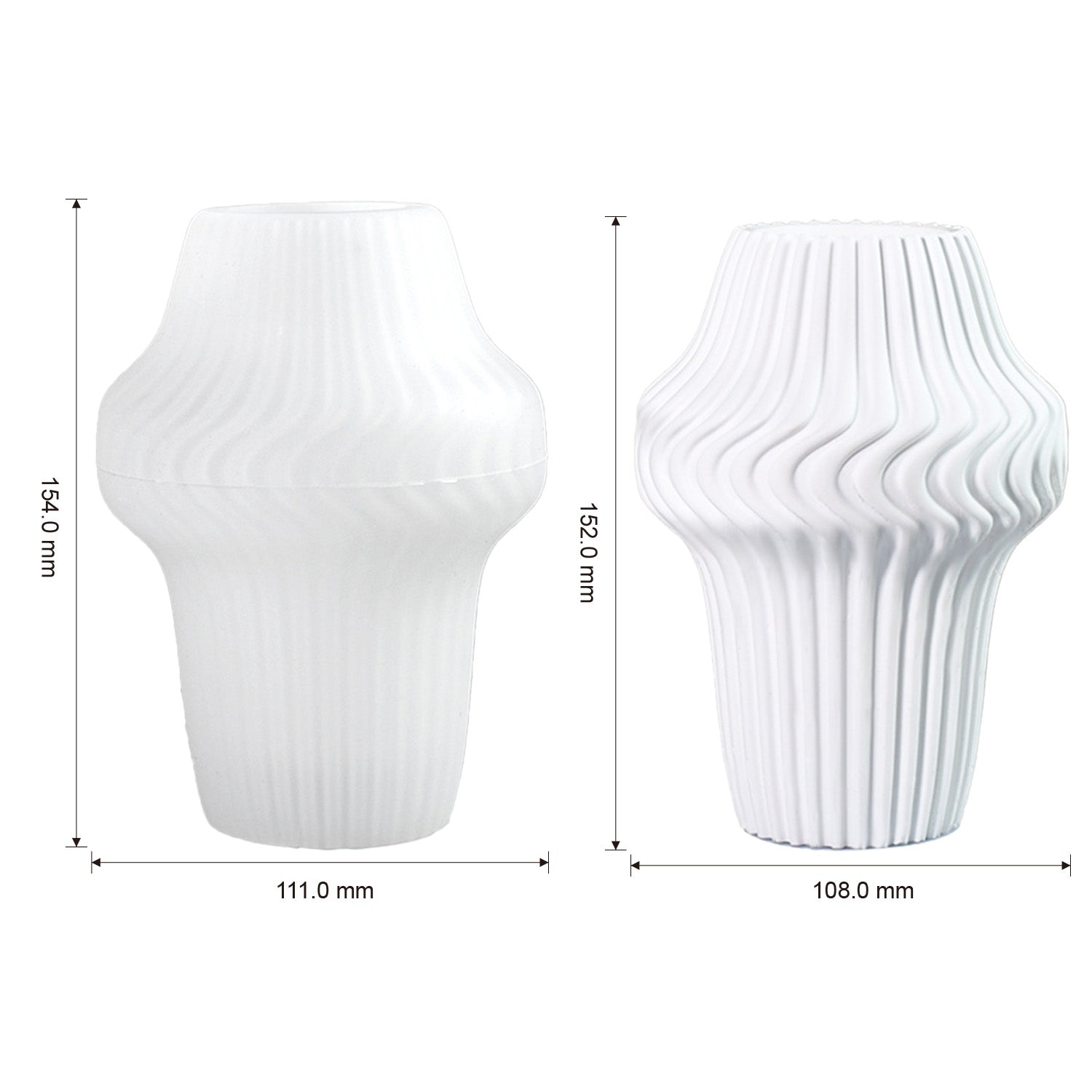 Silikonformen-Set Vasen Origami & Donut (Mode:HP01)