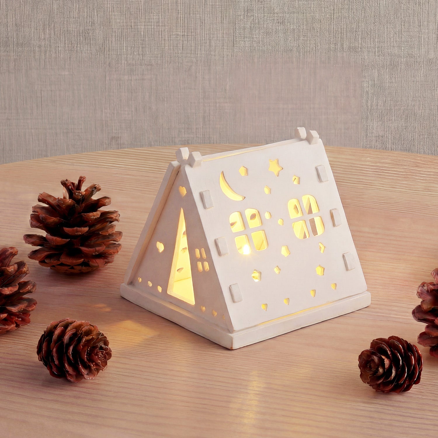 Silikonform Lichthäuschen mit Durchbruch-Design (Mode:XW01)